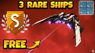 Another 3 Super Rare Sentinel Ships S Class 4 Supercharged No Mans Sky ECHOES