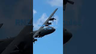 RNZAF Hercules C130 flying over West Auckland