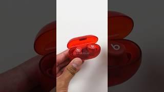 Beats Solo Buds ASMR Unboxing Transparent Red