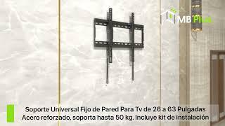 Soporte Universal Fijo de Pared Para Tv de 26 a 63 Pulgadas