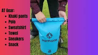 Earth Pak 20L Dry Bag - 1 minute review by the ATs and the Manny