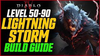 Lightning Storm Druid Midgame Guide Level 50-90 No Tempest Roar  Diablo 4 Season 3