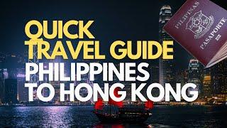 Hong Kong Travel Guide For Filipino Travelers