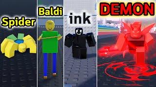 เจ้า Noob ปีศาจที่หายากที่สุดและ Noob คุณครู Baldi Roblox Find The Noobies