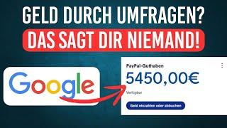 Über 5.400€ mit UMFRAGEN und WERBUNG SCHAUEN  Online Geld verdienen