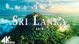 Flying Over SRI LANKA in 4K UHD • Breathtaking Views and Soothing Music for Relaxation