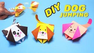 DIY Paper Dog Jumping Origami Dog
