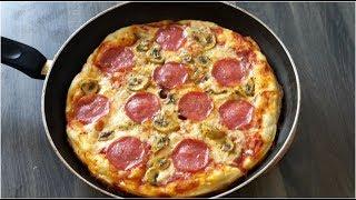 How To Make Pizza  At Home Without Oven Homemade Pizza In The Pan