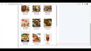 Aplikasi POS Kasir Bakso Berbasis Web