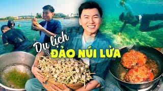 Lặn biển tìm hải sản no nê đặc sản ở đảo Lý Sơn Du lịch ẩm thực Quảng Ngãi Việt Nam