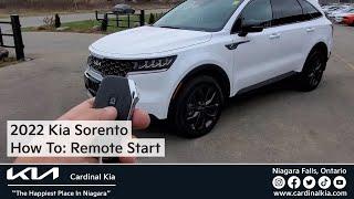 2022 Kia Sorento  How To Use Your Remote Start