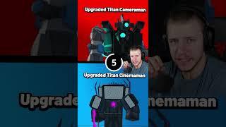 UPGRADED CINEMAMAN vs. TITAN CAMERAMAN #roblox #toilettowerdefense