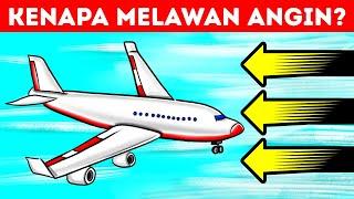 Kenapa Pesawat Lepas Landas dan Mendarat Melawan Arah Angin