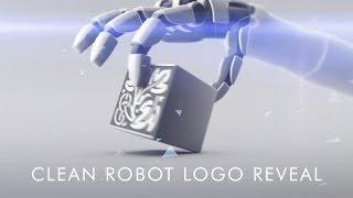 Clean Robot Logo Reveal  After Effects Template  Logo Stings