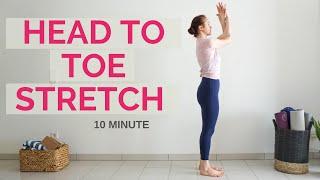 10 min STANDING FULL BODY STRETCH  Standing Yoga Without Mat