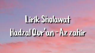 Hadzal Quran Lirik - Az zahir