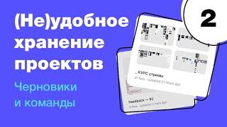  Как удобно организовать проекты в Figma. Черновики и команды отличия платного тарифа Фигма с нуля