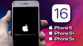 How to Update iOS 12.5 to iOS 16 or 15  Install iOS 16 on iPhone 5s & 6 6 Plus