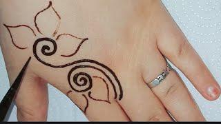 تعليم نقش الحناء للمبتدئين... Teaching henna inscription for beginners