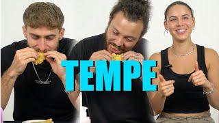 Eating TEMPE MENDOAN for first time