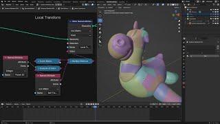 Blender 4.2 Matrix Math and Node Wrangler Stuff