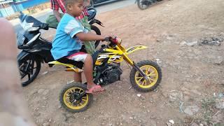 Cara memakai motor kecil #trail