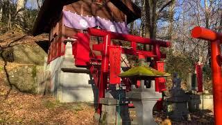 Tenmei Inari Shrine - Line of Torii gates in the Togakushi forest