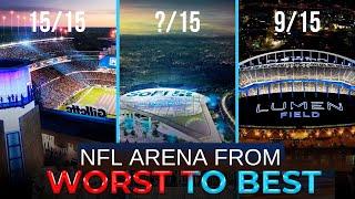 Ranking Top 15 NFL Stadiums WORST To BEST #NFL #stadium