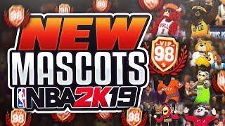 FIRST LOOK AT ALL MASCOTS 98 OVERALL REP REWARD NBA 2K19