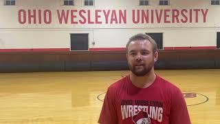 Tanner McHugh Assistant Coach for OWU talks Battling Bishop Wrestling