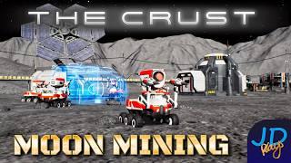 Mining on the Moon  The Crust Ep 1  First Look ‍ Lets Play Tutorial Walkthrough