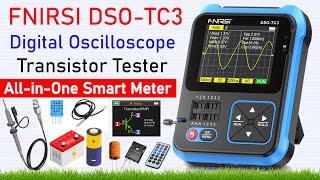FNIRSI DSO-TC3 Digital Oscilloscope Transistor LCR 3 in 1 Multitester All-In-One Auto Smart Tester