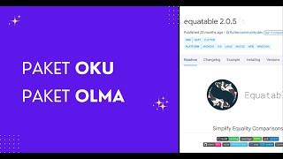 PAKET OKU PAKET OLMA Equatable #flutter