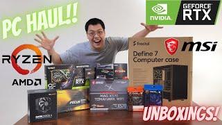 PC Build 2021 VLOG Part 1 - Unboxings and Overview