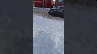 Таксишная Волга зимой