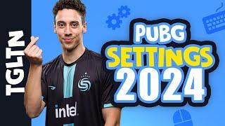 TGLTN - PUBG SETTINGS 2024  SENSITIVITY VIDEO SETTINGS KEYBINDS & EQUIPMENT