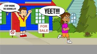 Dora ding dong ditches Caillou’s House and Gets Grounded.