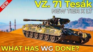 New VZ. 71 Tesák - Tier 10 Autocannon Light Tank  World of Tanks Update 1.26 Patch