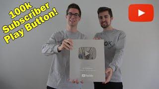 UNBOXING OUR 100K SUBSCRIBER YOUTUBE PLAY BUTTON AWARD