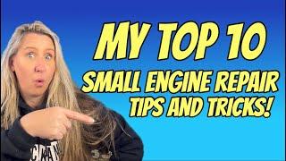 Im Telling ALL Save TONS of Money With My Most Needed To Know Small Engine Repair Tips n Tricks