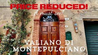 HUGE PRICE REDUCTION A MUST WATCH FOR SALE 20 MINUTES FROM CORTONA & MONTEPULCIANO - HOME TOUR