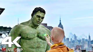 Hulk Gets The Time Stone From Ancient One Scene In Hindi - Avengers Infinity War Movie CLIP 4K HD