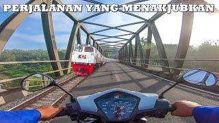 MOTORIDE Antar Propinsi Hunting Kereta Api Bagus Di Perlintasan JPL Kestalan Banjarsari