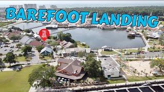 Barefoot Landing in North Myrtle Beach SC - Shopping Lunch at Taco Mundo Waterway Views