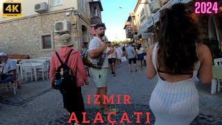 Izmır  Alaçatı Summer 2024 Overviews Walking Tour  4k UHD 30fps