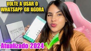 SAIUWHATSAPP GB ATUALIZADO 2024 FUNCIONANDO PARA TODOS 