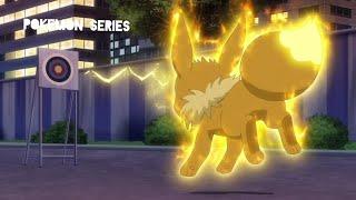 Chloes Eevee Teaches To Flareon And Jolteon - Pokemon Journeys Episode 98