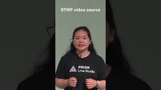 RTMP video source feature in PRISM Live Studio mobile app.