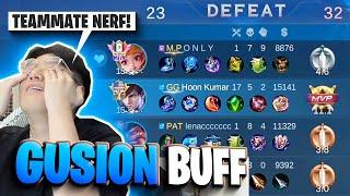 NEW GUSION BUFF but at what cost..  Mobile Legends