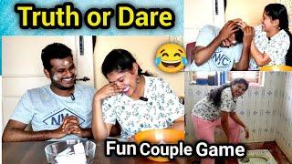 Truth Or Dare Fun Couple Game in Tamil  KeerthiSowmi Vlogs  Tamil Couple Challenge 